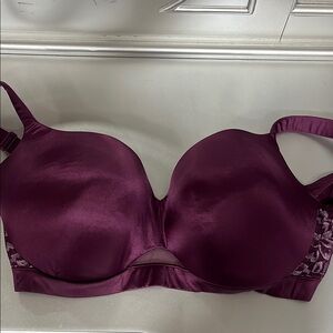 Elegant Purple Lace Women's Bra